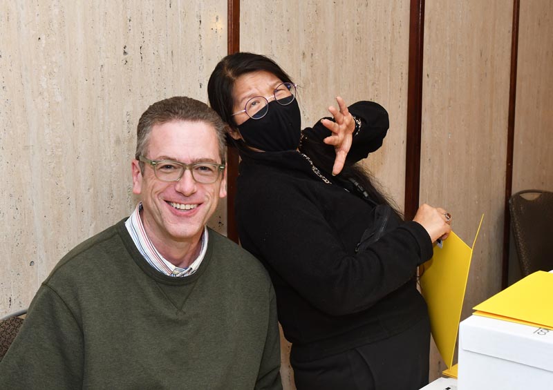 Ben Bass and Jen Yuan